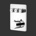 Triple Outlet Switch Thermostatic Shower Mixer Valve