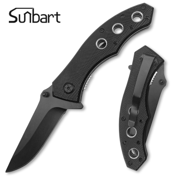 Bester Preis 3CR13 Stahlblatt PP Griff Edelstahlklapptaschenmesser