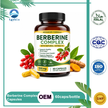 Zaawansowane wsparcie metaboliczne OEM w kapsułkach z kompleksem berberyny