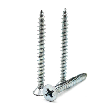 Self-Tapping Stainless Steel and Galvanized Wood Screws for Wooden Construction