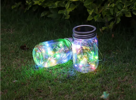 ​Solar LED Mason Can Light