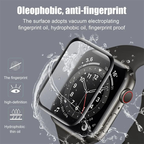 Protecteur d'écran de montre Apple Watch à haute transparence.
