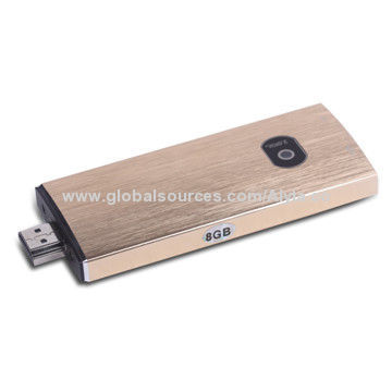 Wholesale Android Mini PC, Rockchip 3188 Quad-core 1.2-1.4GHz CPU Chipset, Mali-400MP4 GPU