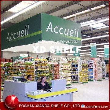 Checkout counter for supermarket used