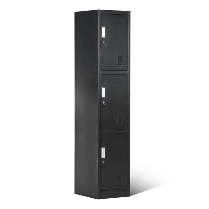 Three Door Steel Clothes Storage Cupboard
