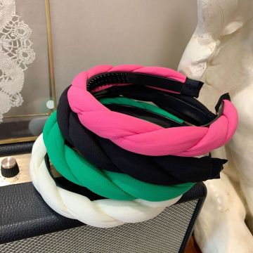 2023 Fashion Hair Hoop Bands: Flower Organza Silk Hairbands for Autumn Winter