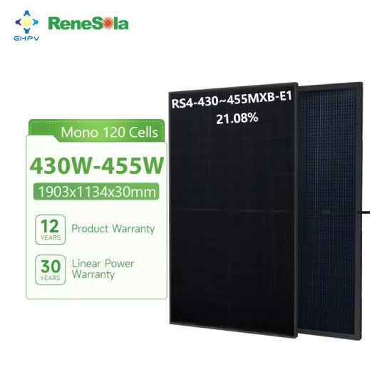 High-Power Renesola P-Type Solar Panels: All-Black, Bifacial, and Transparent Backsheet Designs for Optimal Roof Installation - Available in 430W to 455W Output