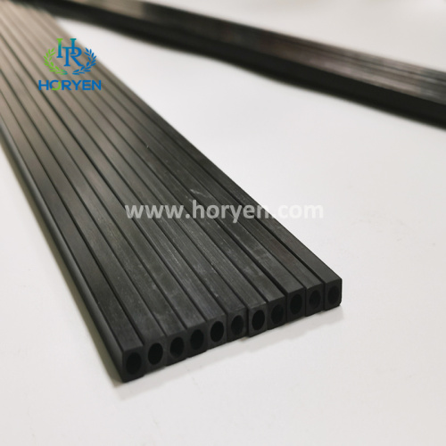 High quality pultrusion rectangular carbon fiber square tube