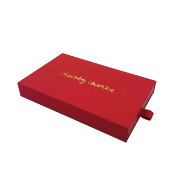 Red cardboard face care product box