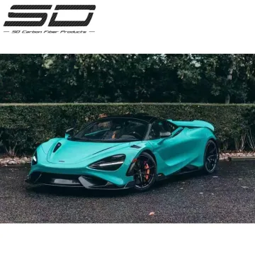 720S Upgrade: 765 765LT Car Bumper Front Lip Diffuser Side Skirts Bodykit Full Body Kit Set - Facelift for McLaren 720S