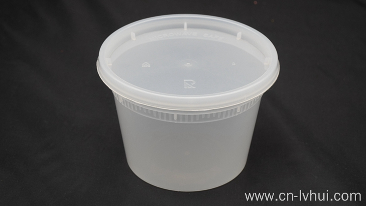 16oz Disposable Soup Container with Lids