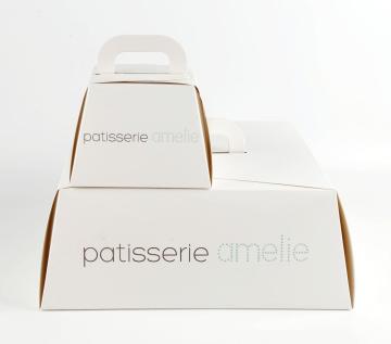 Elegant cardboard favors wedding packaging cake box