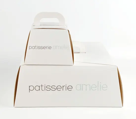 Elegant cardboard favors wedding packaging cake box