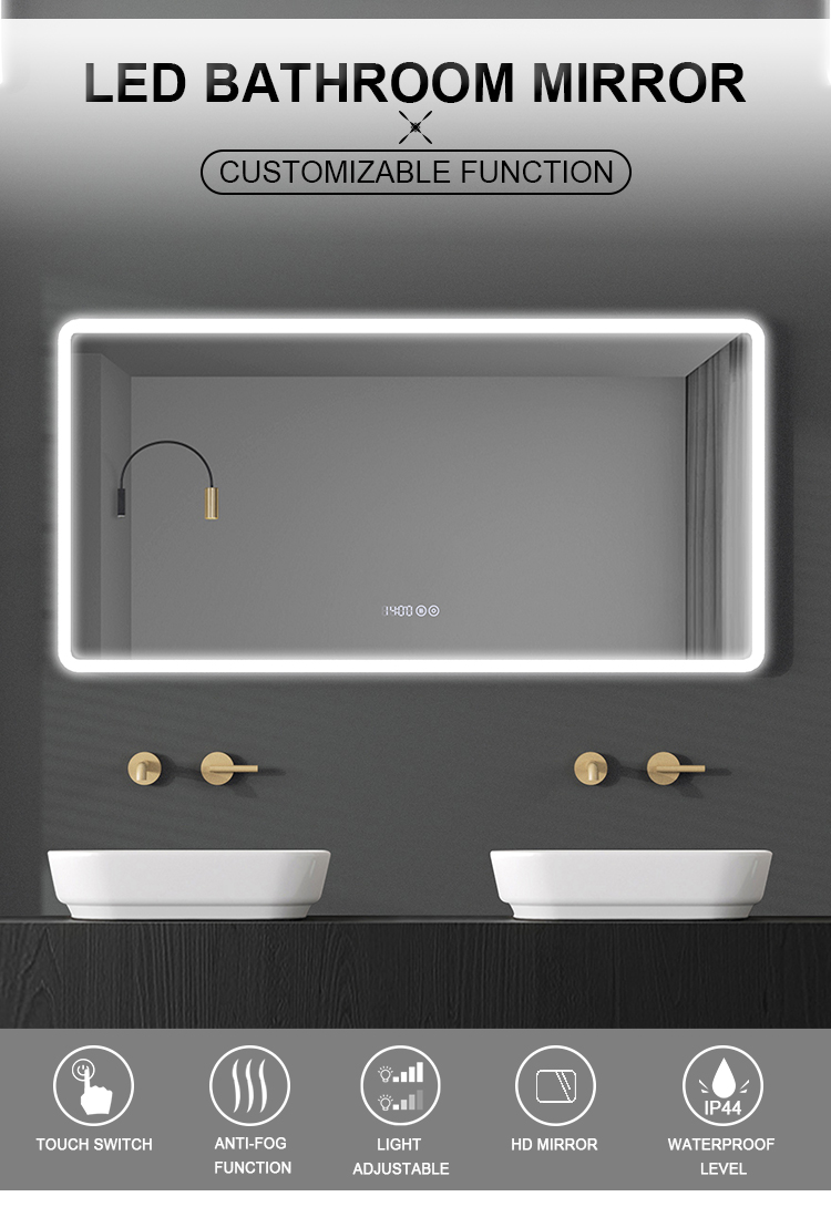 Illuminated Backlit Led bathroom mirror