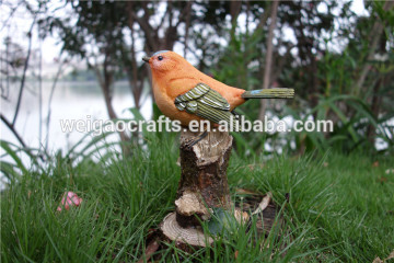 new products small nice resin bird figurines in the garden