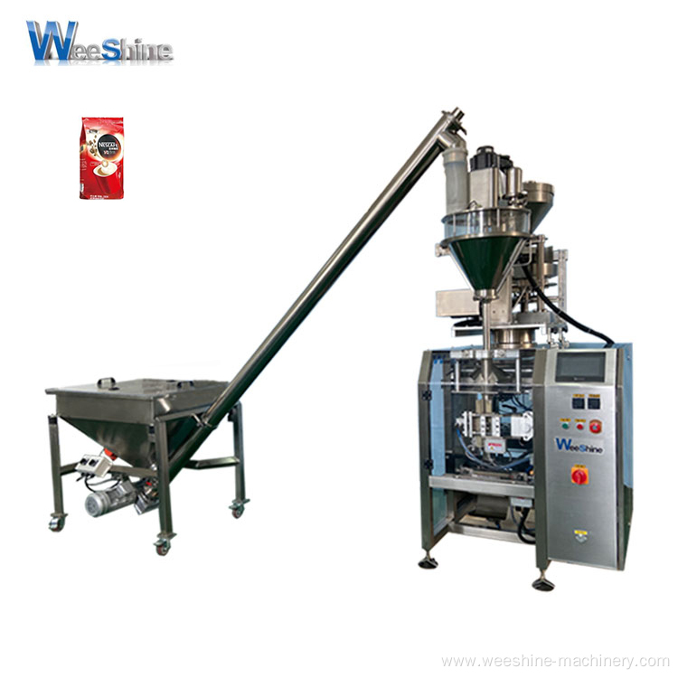 Full Automatic Pillow Bag Forming Filling Sealing Packing Processing Line for Powdered Product