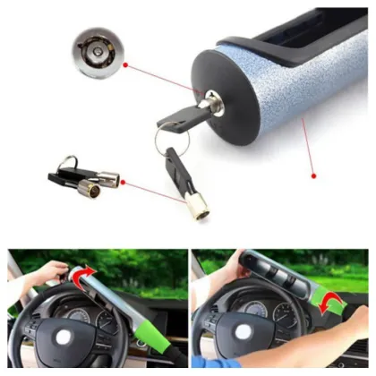 Colorful Steering Wheel Lock Security Car Lock