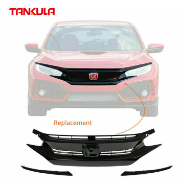 Black Middle Grill for Honda Civic 2016-2019 (71121-TET-H01)