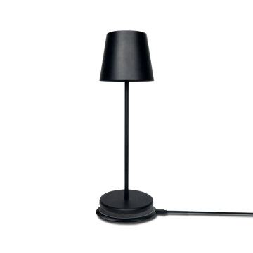 Black Luxury Decorative USB Table Lamp for Hall and Living Room