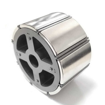 OEM yang dapat disesuaikan N35SH N52SH Bldc Motor dengan magnet rotor busur neodymium terkuat