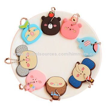 2014 Hot sale high quality new design cute soft safe silicone key-covers