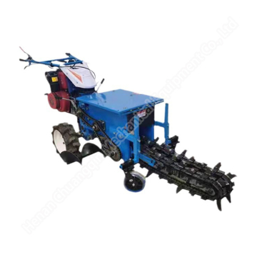 Diesel/Gasoline Engine Soil Trencher Tractor Trenching Machine with Double Chain