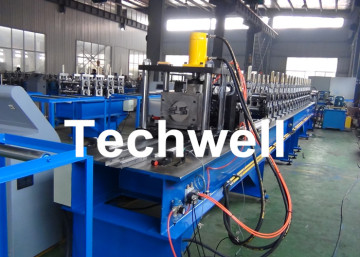 16 Forming Stations Steel Shelf Rack Roll Forming Machine With Galvanized Coil Or Carbon Steel