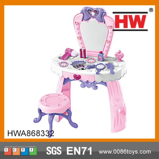 High Quality Pretend Play Pink Plastic Dresser Toy