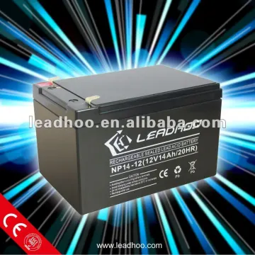 12v 14ah maintenance free lead acid battery