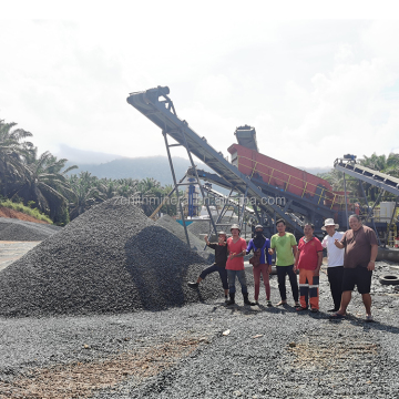 150 Ton Crawling Stone Crusher VSI Sand Making Machine
