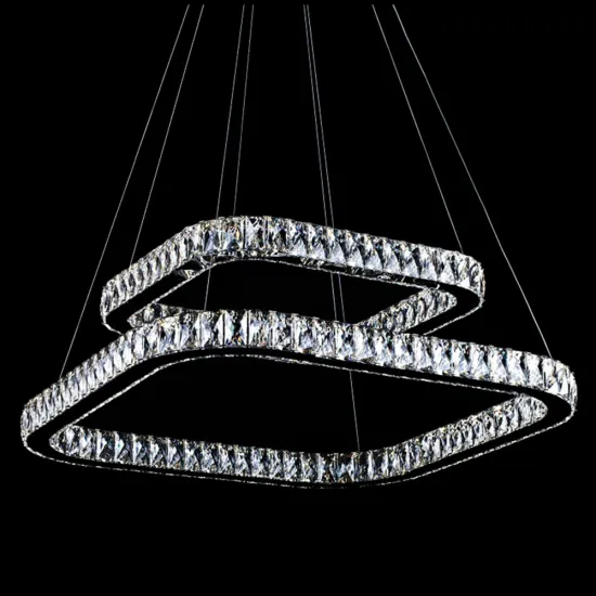 rectangular contemporary crystal ceiling chandelier