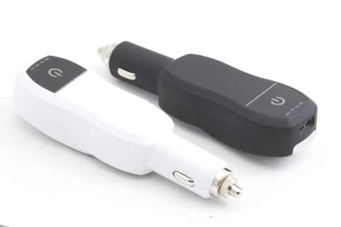 2200mAh USB Car Charger with External Power Bank Pack for iPhone44s/iPhone55s/Samsung Galaxy4/Note3