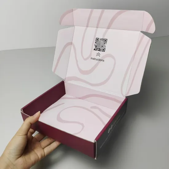 Customized Color Printed Folding Mailer Boxes ESF Double Wall Corrugated Shipping Boxes