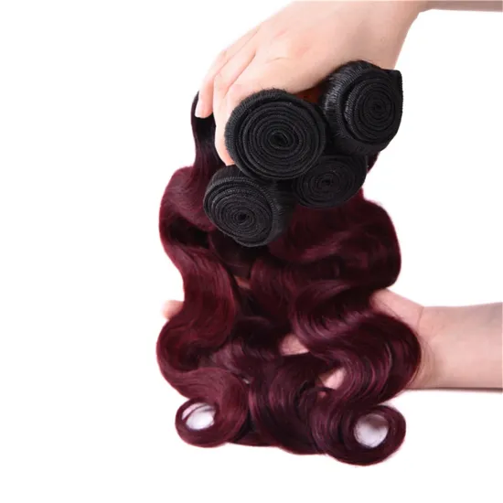 Wholesale Cheap 1B 99J bundle With Closure Straight Hair Weave Brazilian BodyWaveCuticle Aligned Hair With Frontal Human Hair