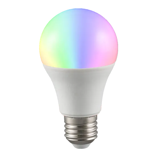 Smart RGB LED Wi-Fi Bulb with App Control and 9W E27 7W 800lm Raw Material Lighting
