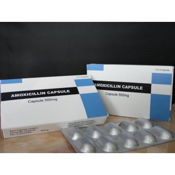 Cápsula de Amoxicillin 500mg AMOXIL BP