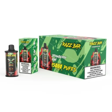 Top-rated disposable e-cigarette Razz Bar 15000puffs