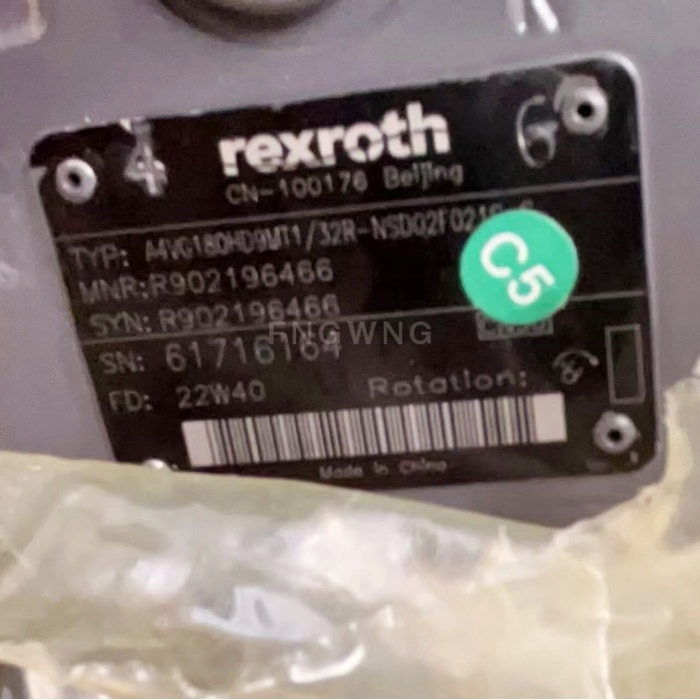 A4VG180HD9MT1 Excavator Hydraulic Piston Pump For Rexroth