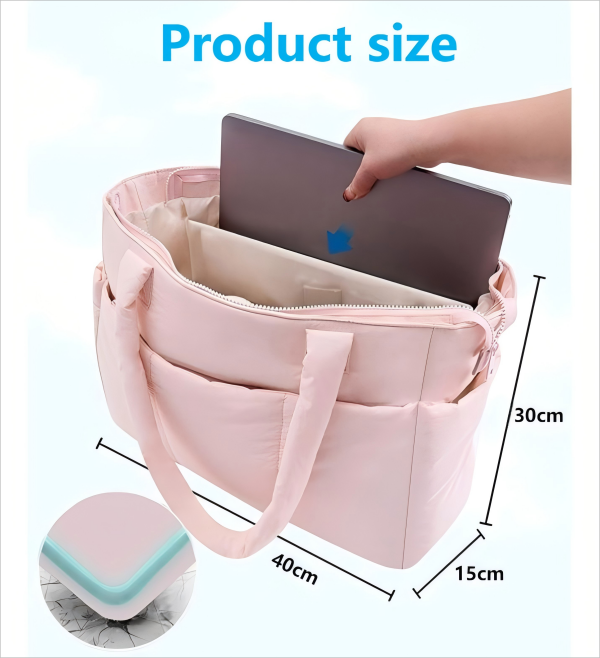 2025 Ladies Polyester Quighted Puffer Bag