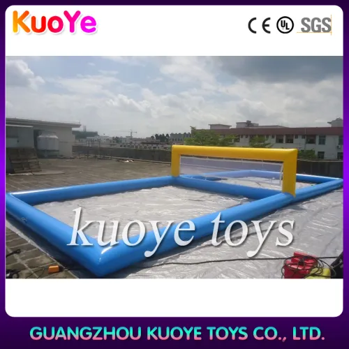 Inflatable Water Volleyball Field floating Inflatable Volleyball Games