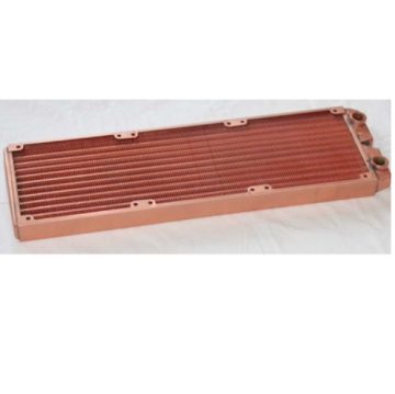 360mm Full Red Copper Water Cooled Row Heat Exchanger Koolance Liquid-cooled Radiator