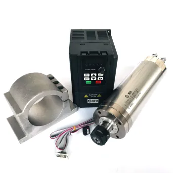 2.2KW 220V Spindle CNC Router with VFD, Air/Water Cooling, and 80mm Bracket