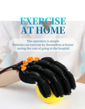 Hemiplegia Patients Finger Exercise Electric Therapy Gloves