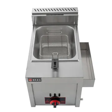 Commercial industrial stainless steel gas fryer