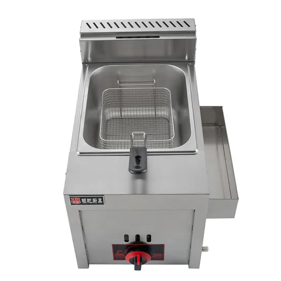 Commercial industrial stainless steel gas fryer
