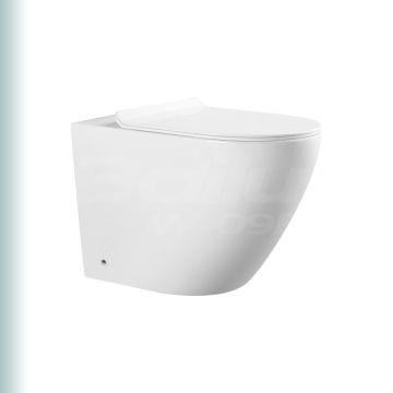 European High Quality Round Shape Concealed Tank Floor-Mounted Toilet