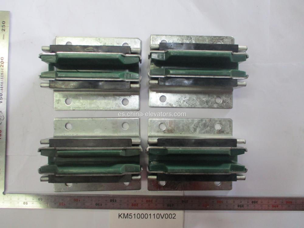 Zapata guía de automóvil KM51000110V002 SLG20 para elevadores KONE