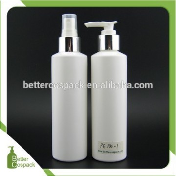 6oz plastic HDPE bottle lotion pump bottle mist spray bottle