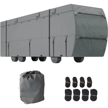 Customized Logo Motorhome Camper RV Cover - UV Protection Waterproof Outdoor Wholesale