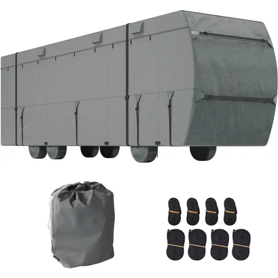 Customized Logo Motorhome Camper RV Cover - UV Protection Waterproof Outdoor Wholesale